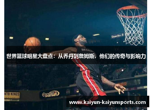 世界篮球明星大盘点：从乔丹到詹姆斯，他们的传奇与影响力